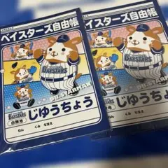 横浜ベイスターズ 自由帳❎2冊とボールペン❎2セット