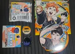 ハイキュー!!ファンパーク　影山飛雄 缶バッジ&ミニアクリルフィギュア セット