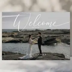 結婚式 ウェルカムボード レタッチ無料 パネル ウェルカムスペース ボード