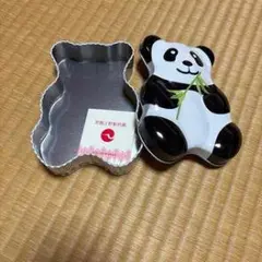 パンダ型収納用金属缶