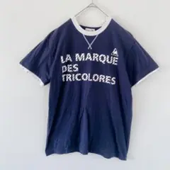 le coq sportif 半袖Tシャツ ネイビー　ルコック　M ロゴT