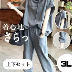 【値下げ】1743 セットアップ パーカー＆パンツ 上下セット 3L ジャージ