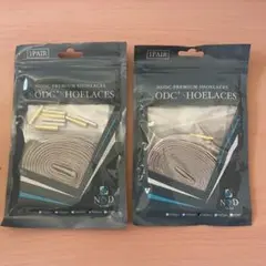 【新品】NODC ワックスシューレース WAX SHOELACES グレー2点