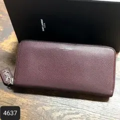 サンローラン レディース メンズ 長財布 ラウンドファスナー ジッピーウォレット