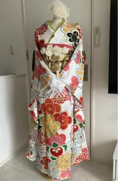 振袖フルセット 白系 小物変更可 モモ