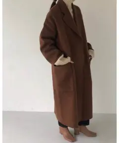 トゥデイフル ウールオーバーコート
