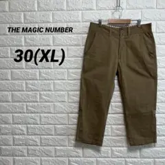 THE MAGIC NUMBER チノパン　【XL】　ベージュ　大きいサイズ