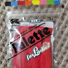 Kasco Palette ゴルフグローブ Mサイズ 赤