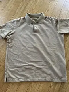 【美品】ユニクロ ドライカノコ ポロシャツ ブラウン　L