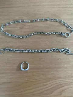 【セット販売】beller ネックレス ブレスレット リング 3点セット