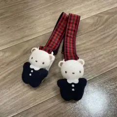 【美品】ファミリア ベビーカークリップ