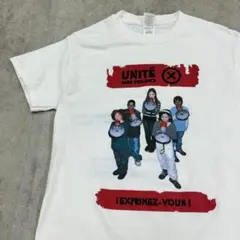 子供たちの主張　拡張機　グラフィックTシャツ　古着　ホワイト　S