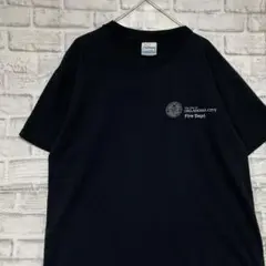USA製90sヴィンテージTシャツ！シングルステッチ　ブラック半袖古着L715