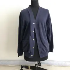 MEET THE STYLE 長袖カーディガン ネイビー M