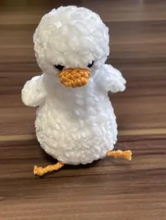 あひる ハンドメイド 毛糸 あみぐるみ ぬいぐるみ