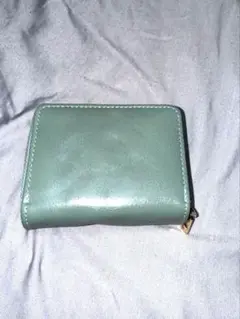 ミントグリーン 三つ折り財布