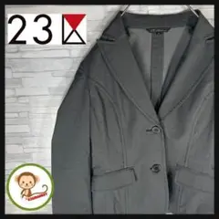23区 パンツスーツ セットアップ グレー 40
