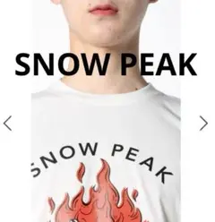 SNOW PEAK TAKIBI TIME Tシャツ ホワイト