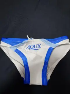 AQUX 競パンSサイズ ホワイト・ブルー