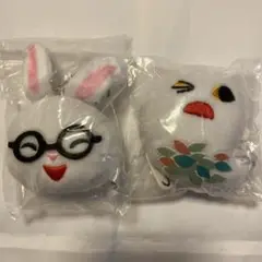 めがねうさぎとおばけのセット　ガチャガチャ