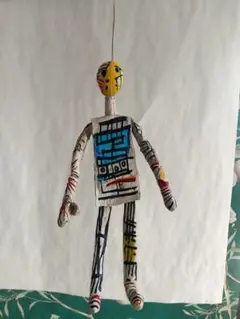 ロボット カラフルなアートフィギュア