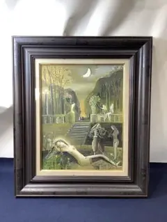 織田広比古　油彩画 12号 金色フレーム 織田広比古 油彩画 12号 金色フレーム 絵画