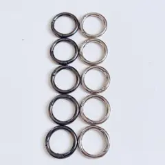 丸型 カラビナ キーホルダー サークル キーリング 内径2.2ｍｍ