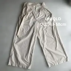 UNIQLO:C ワイドパンツ　クリーム色