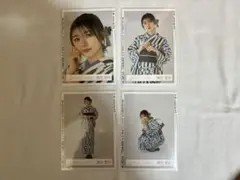 櫻坂46 藤吉夏鈴 生写真 2024年浴衣 コンプ