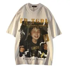 グランジ フォト Tシャツ ティーシャツ 女の子 ニルヴァーナ バンドT 写真
