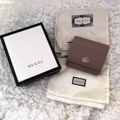 GUCCI GGマーモント 二つ折り財布
