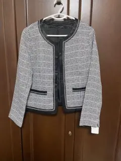 ノーカラーツイードジャケット 新品未使用　タグ付き