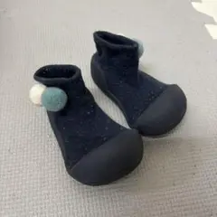アティパス　ネイビー ポンポン付き 11.5 cm