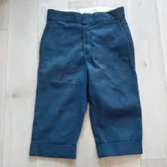 29インチ　Dickies ネイビー チノパン　7部丈　アンクル