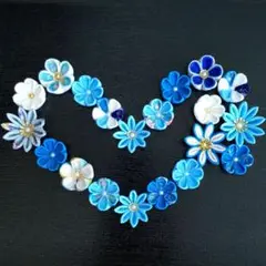 つまみ細工 パーツ 花 ちりめん No.1236