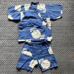 【8/13発送可】SOU・SOUわらべぎ いせもめん こどもじんべい M