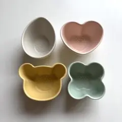 ベビー離乳食小鉢 4個セット くすみカラー