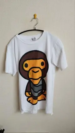 A・BATHING APE BABY MILO ホワイト Tシャツ Mサイズ