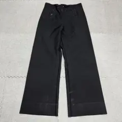 954 DSCP クォーターデッキ ミリタリー セーラーパンツ ブラック 40