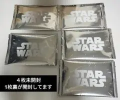 スター・ウォーズ　ブラックえびチップス・チャプターカード　　未開封４枚&開封1枚
