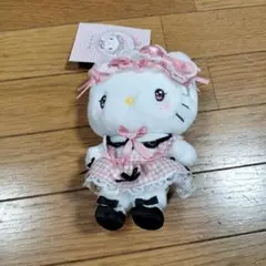 サンリオ　夢リボンデザインシリーズ　マスコットホルダー　ハローキティ　ぬいぐるみ