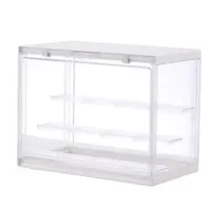 【新品】フィギュアケース (ホワイト)★コレクションケース★アクリルケース