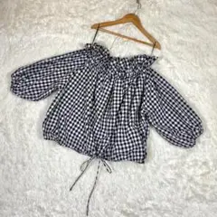 『MARQUES ALMEIDA』（XS）オフショルダー ブラウス