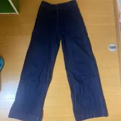 ユニクロ　ワイドストレートジーンズ　S