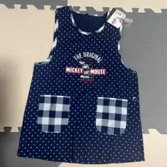 [新品未使用]ミッキーマウス エプロン ネイビー