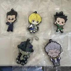 HUNTER×HUNTERアクリルキーホルダー 5個セット　クラピカ・ゴン