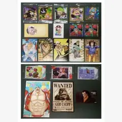 ワンピース イタジャガ クリアカード シール 名刺 ブロマイド ポストカード
