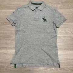 Abercrombie & Fitch グレー ポロシャツ XS