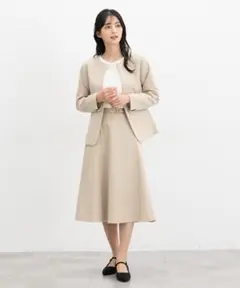 新品　ハニーズ　Honeys セレモニースーツ　セットアップ　ベージュ　Sサイズ