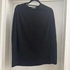 theory luxe ノースリーブニット ポンチョ風スリット入り